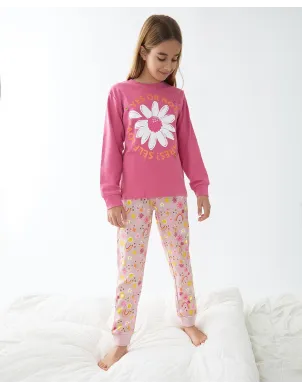 Pijama Niña M/L Interlock Yes/Not